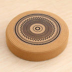 Floor Cushion White Black | Kelmera