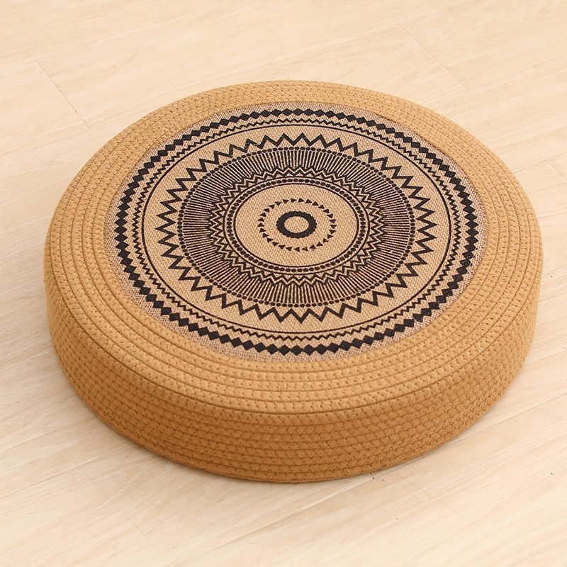 Floor Cushion White Black | Kelmera