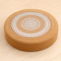 Floor Cushion White Black | Kelmera