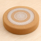 Floor Cushion White Black | Kelmera