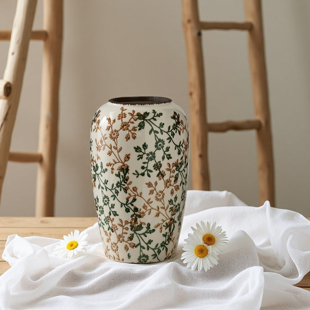 Floral Ceramic Vase | Kelmera