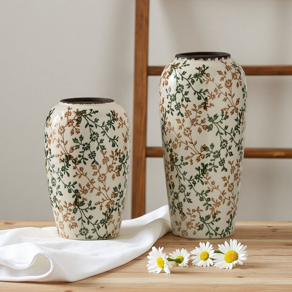 Floral Ceramic Vase | Kelmera