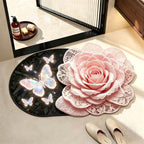 Floral Embellished Area Rug | Kelmera