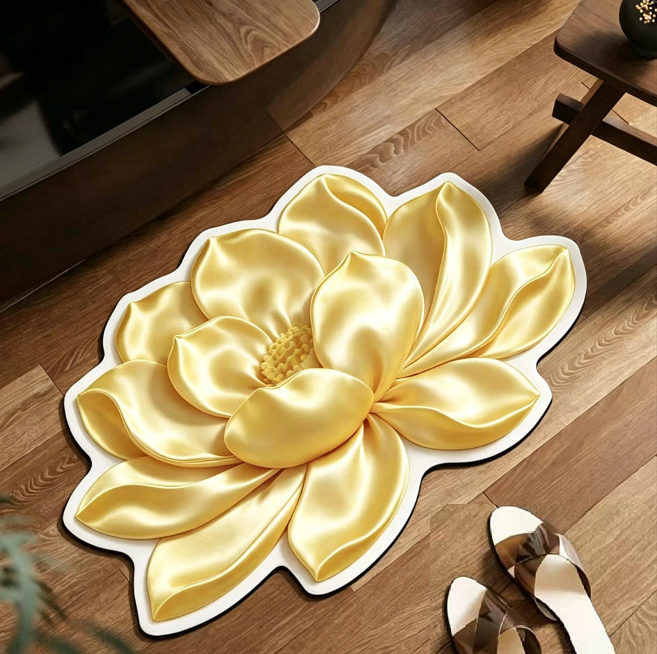 Floral Embellished Area Rug | Kelmera