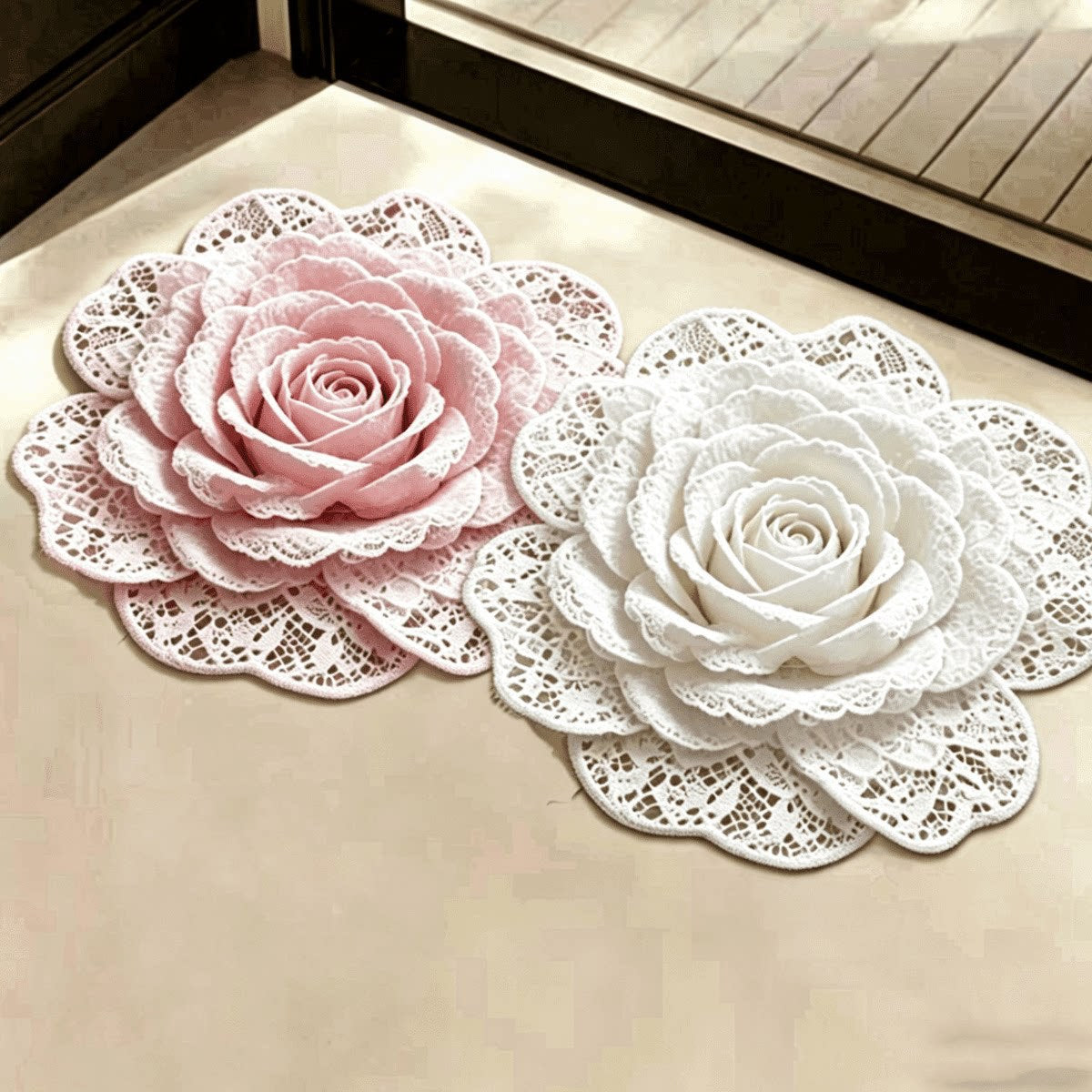 Floral Embellished Area Rug | Kelmera