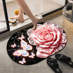Floral Embellished Area Rug | Kelmera