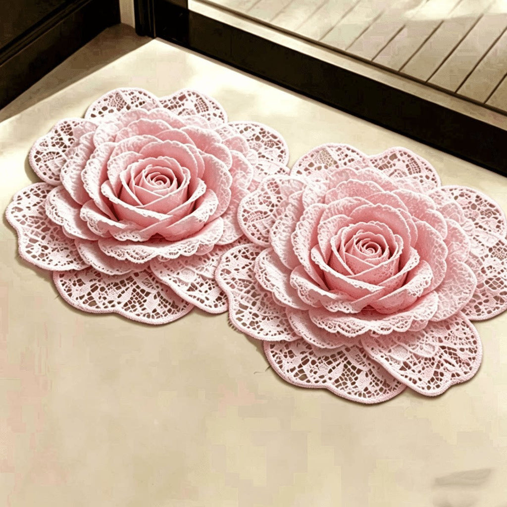 Floral Embellished Area Rug | Kelmera