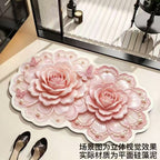Floral Embellished Area Rug | Kelmera