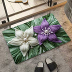 Floral-Inspired Decorative Area Mat | Kelmera