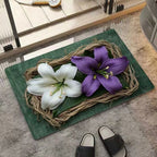 Floral-Inspired Decorative Area Mat | Kelmera