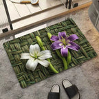 Floral-Inspired Decorative Area Mat | Kelmera
