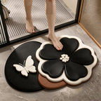 Floral Lace Decor Bath Mat | Kelmera