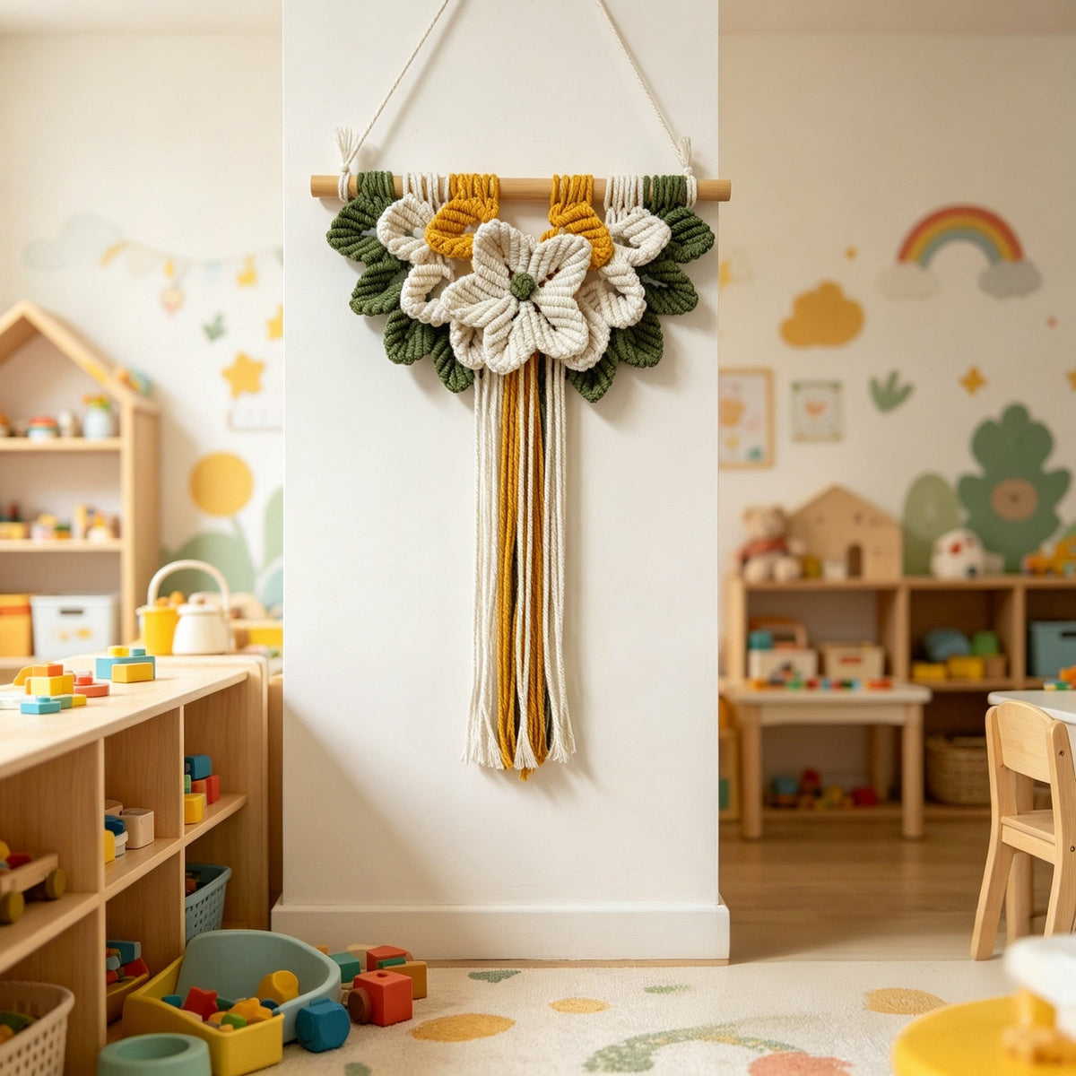Floral Macrame Wall Hanging | Kelmera