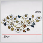 Floral Metal Wall Art Decor | Kelmera