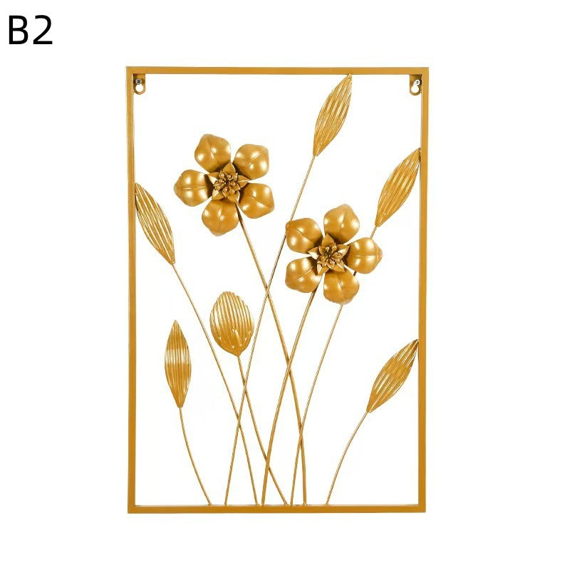 Floral Metal Wall Artwork | Kelmera