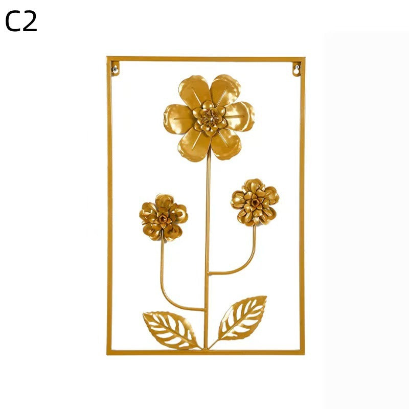 Floral Metal Wall Artwork | Kelmera