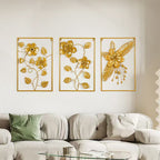 Floral Metal Wall Artwork | Kelmera