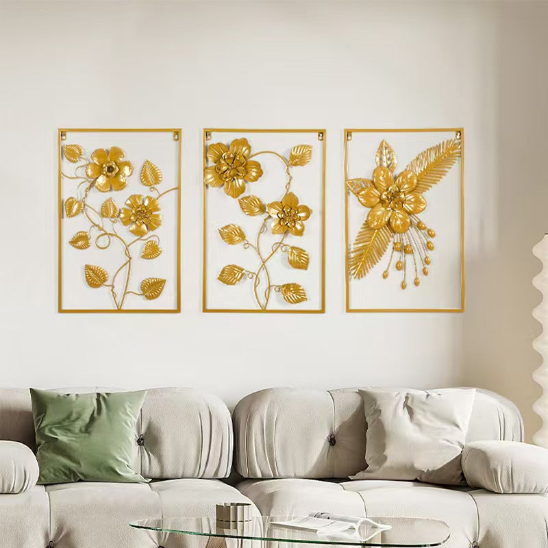 Floral Metal Wall Artwork | Kelmera