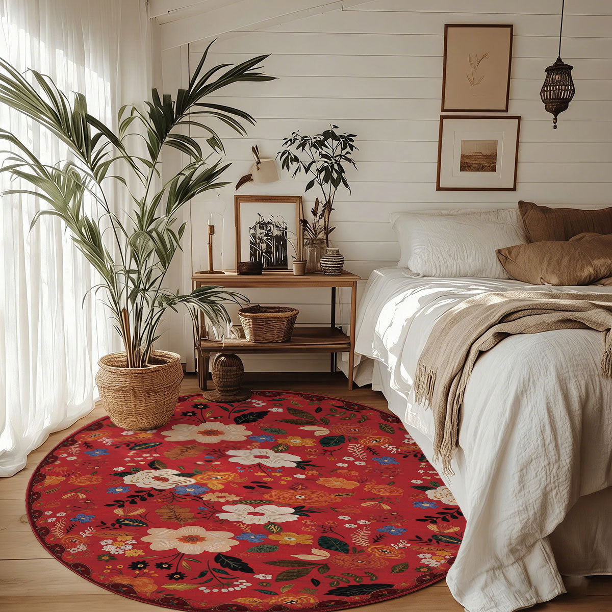 Floral Pattern Area Rug | Kelmera