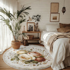 Floral Pattern Area Rug | Kelmera