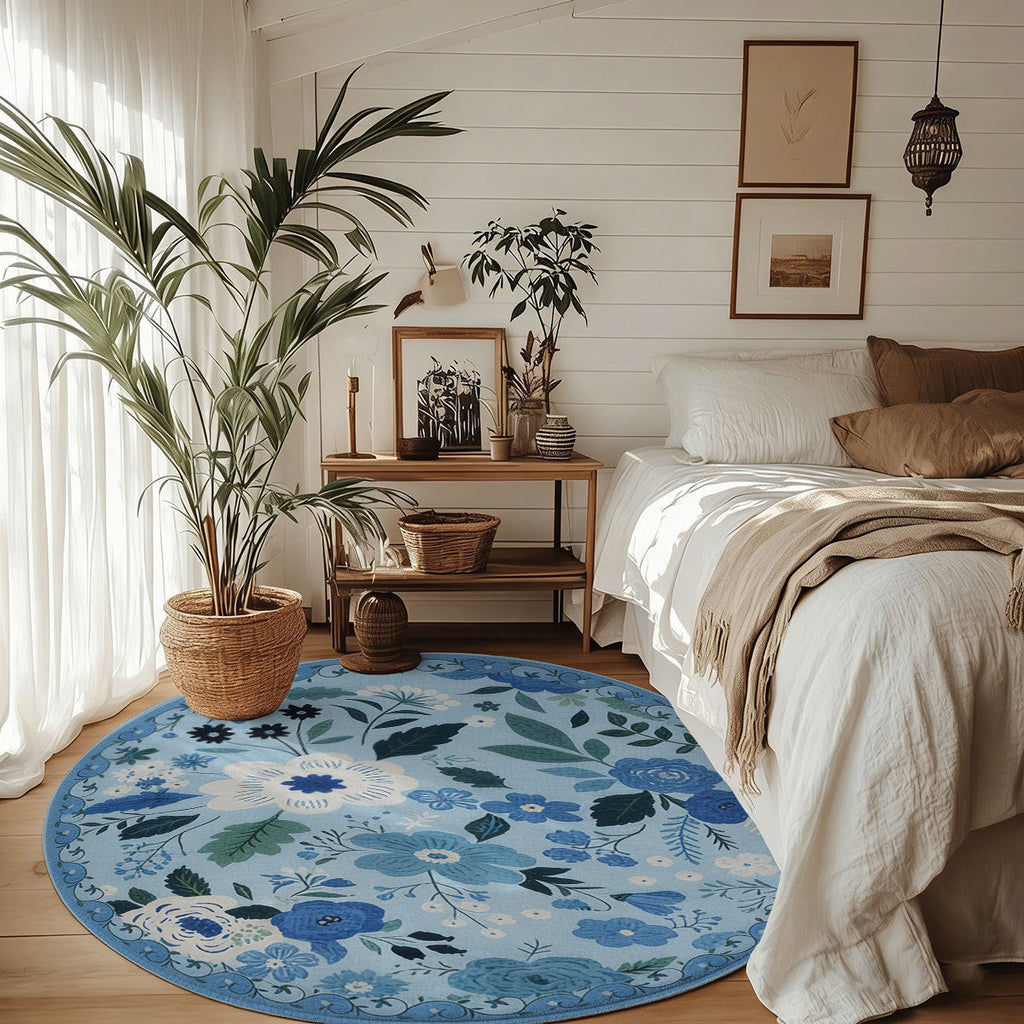 Floral Pattern Area Rug | Kelmera