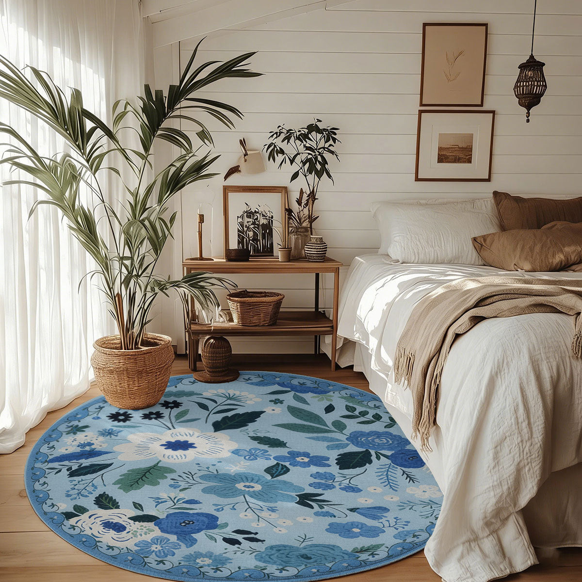 Floral Pattern Area Rug | Kelmera