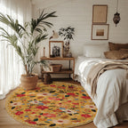 Floral Pattern Area Rug | Kelmera