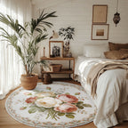 Floral Pattern Area Rug | Kelmera