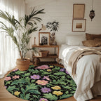 Floral Pattern Area Rug | Kelmera