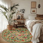 Floral Pattern Area Rug | Kelmera