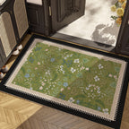 Floral Pattern Area Rug Non Slip | Kelmera