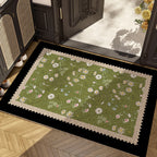 Floral Pattern Area Rug Non Slip | Kelmera