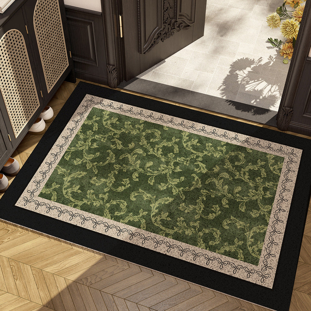 Floral Pattern Area Rug Non Slip | Kelmera