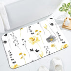 Floral Pattern Bath Mat | Kelmera