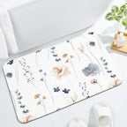 Floral Pattern Bath Mat | Kelmera