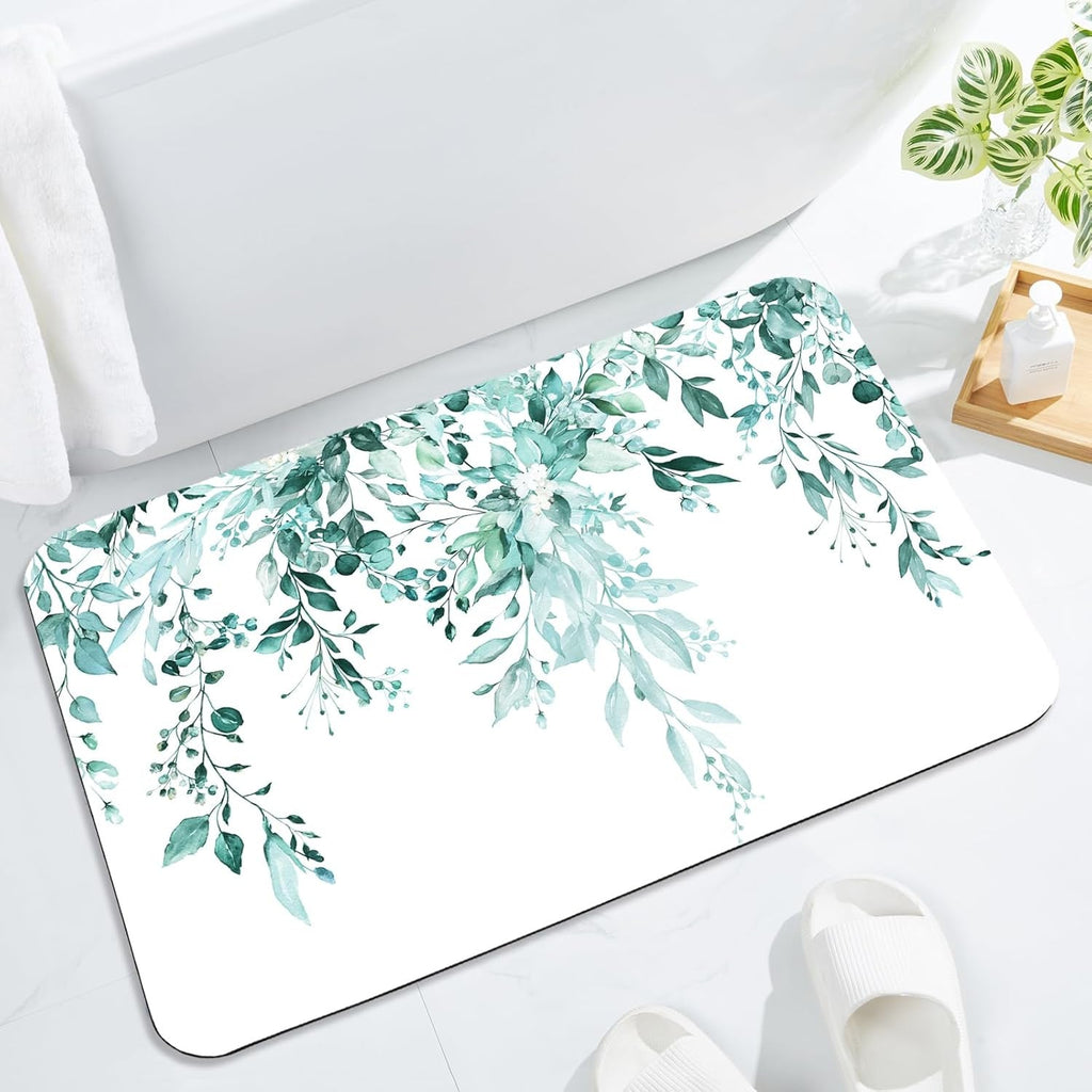 Floral Pattern Bath Mat | Kelmera