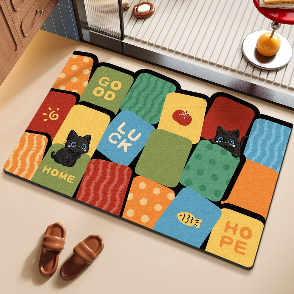 Floral Patterned Anti-Fatigue Mat | Kelmera