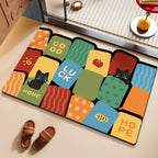 Floral Patterned Anti-Fatigue Mat | Kelmera