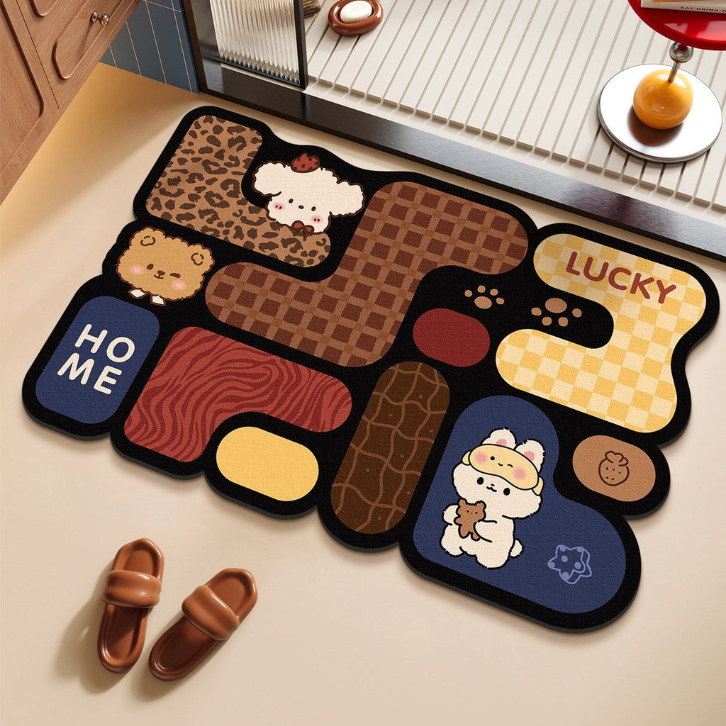 Floral Patterned Anti-Fatigue Mat | Kelmera