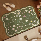 Floral Patterned Area Mat | Kelmera