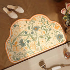 Floral Patterned Area Mat | Kelmera