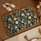 Floral Patterned Area Mat | Kelmera