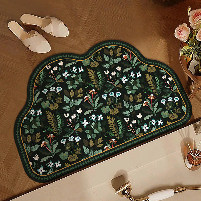 Floral Patterned Area Mat | Kelmera