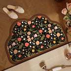 Floral Patterned Area Mat | Kelmera