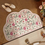 Floral Patterned Area Mat | Kelmera
