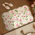 Floral Patterned Area Mat | Kelmera