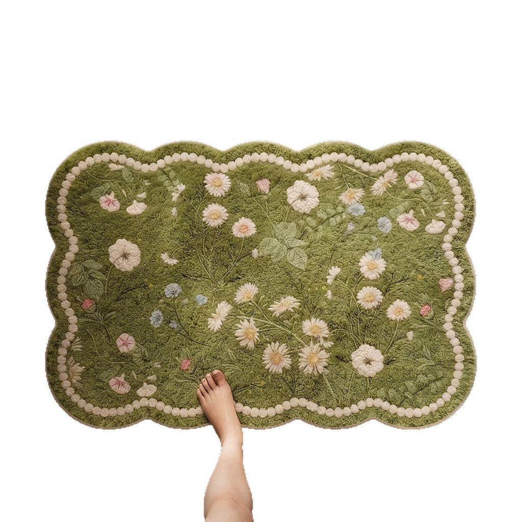 Floral Patterned Area Rug | Kelmera