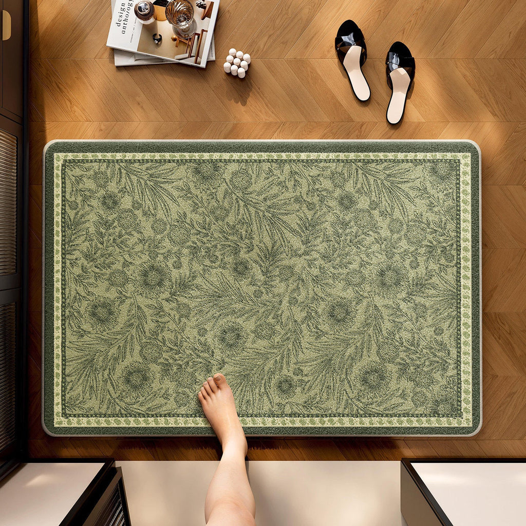 Floral Patterned Area Rug | Kelmera