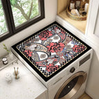 Floral Patterned Laundry Room Top Cover | Kelmera