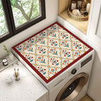 Floral Patterned Laundry Room Top Cover | Kelmera